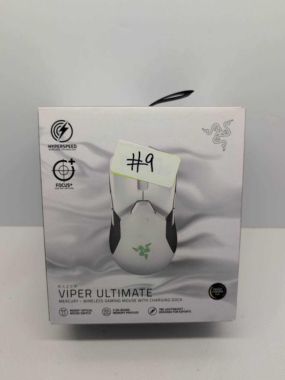 Razer Viper Ultimate Wireless Gaming Mouse White With Box #9