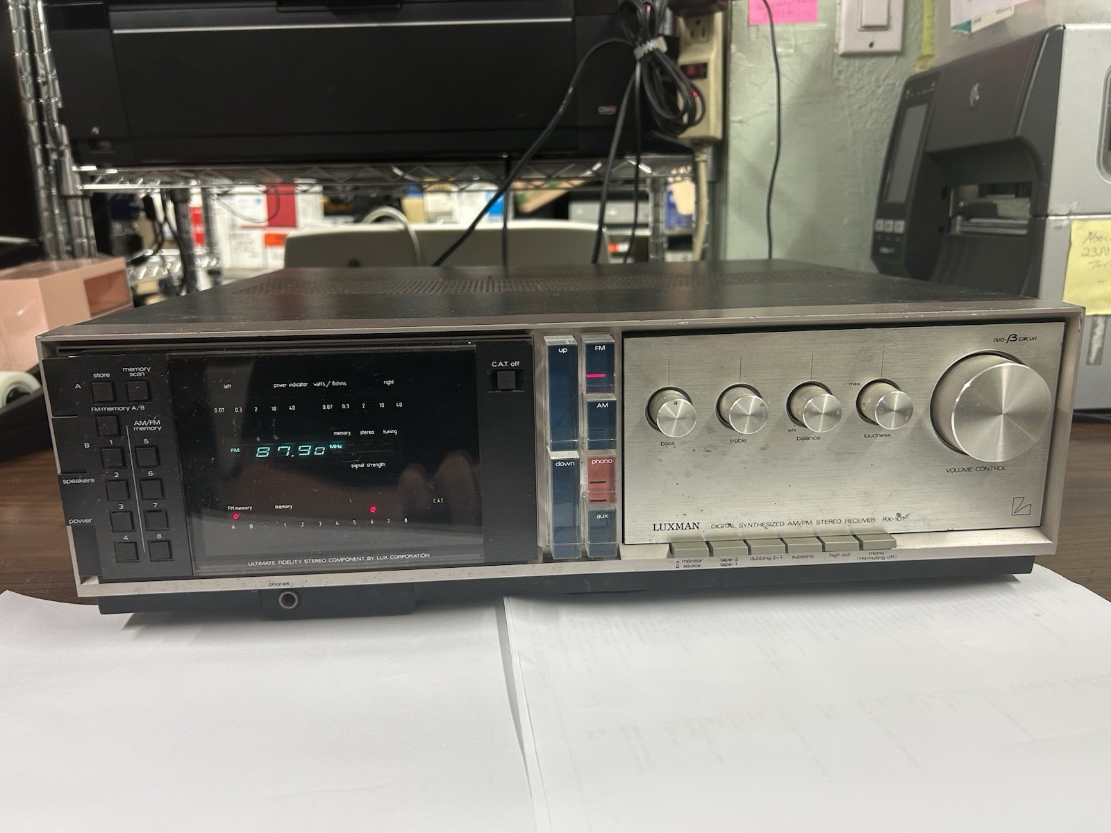 Luxman Rx-101 Digital Synthesized Stereo Receiver Suckface