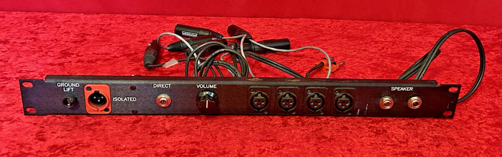 Whirlwind Rack Mount Panel 6-Channel B20