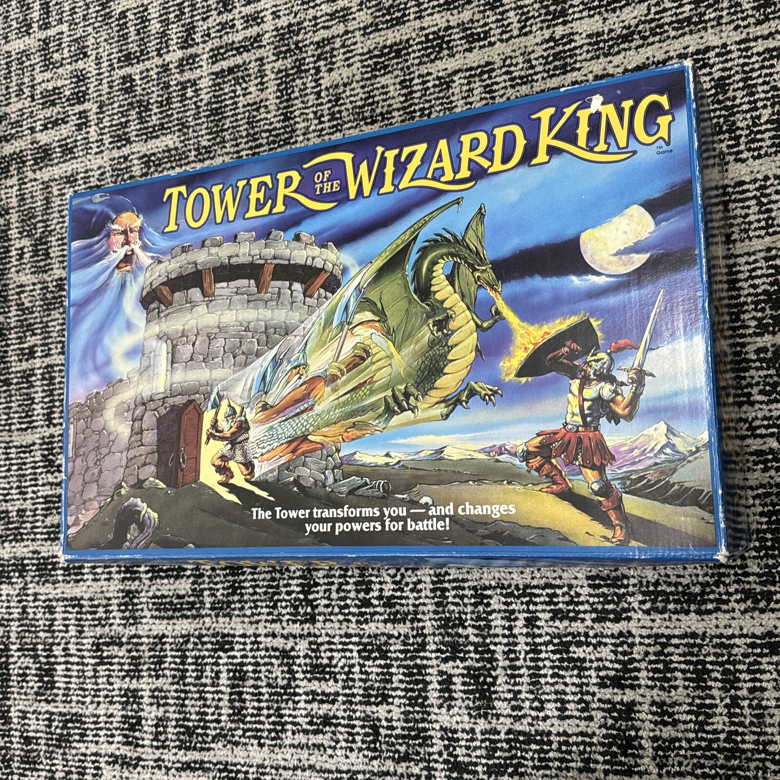 Tower of the Wizard King Parker Brothers 1993 W/ Box Good Condition Incomplete