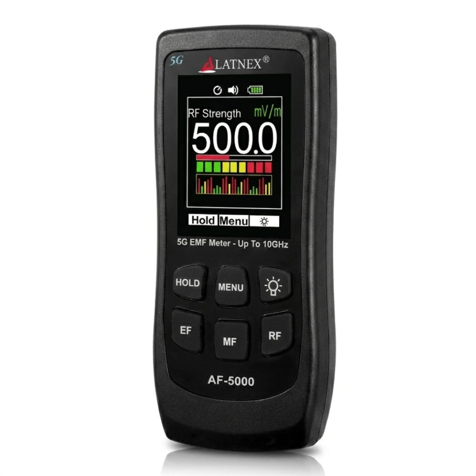 LATNEX AF-5000 5G EMF Meter RF Detector with Certificate