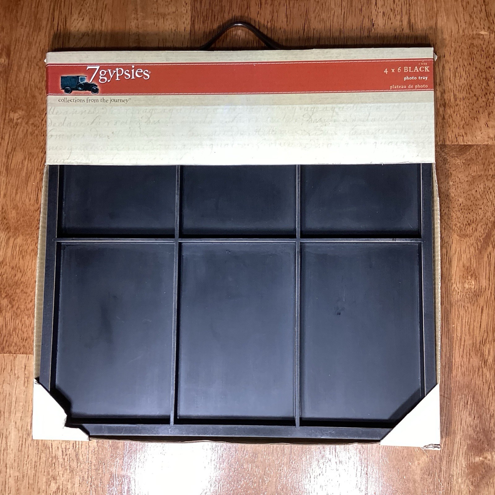 7Gypsies Artist Printers Tray ATC & Photo Display New Black Crafting