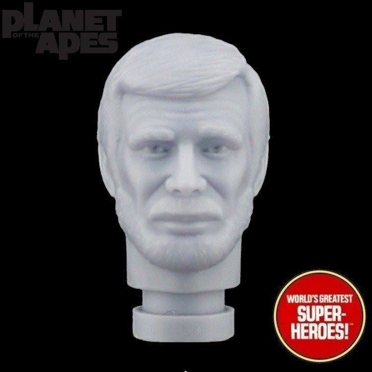 Mego Planet of the Apes John Landon Head 3D Printed For POTA 8” Action Figure