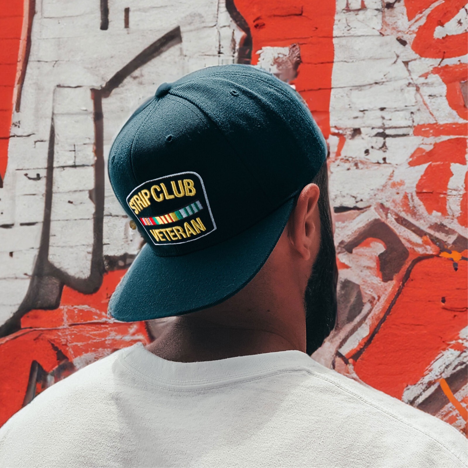 Strip Club Veteran Grande Design on Snapback Cap