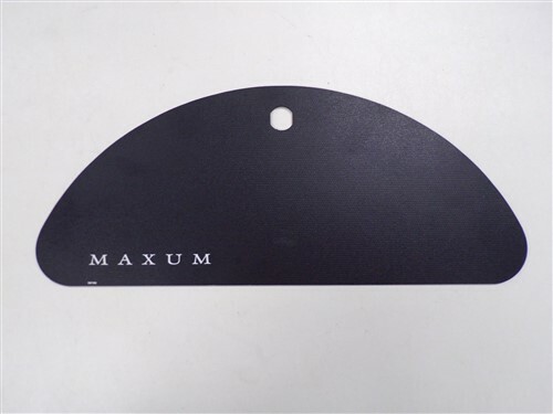 MAXUM BLACK / WHITE GLOVE BOX DOOR ALUMINUM 50140 MARINE BOAT