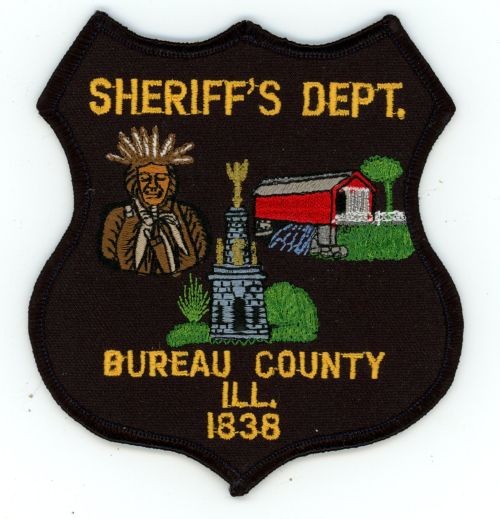 ILLINOIS IL BUREAU COUNTY SHERIFF DEPT NICE SHOULDER PATCH POLICE