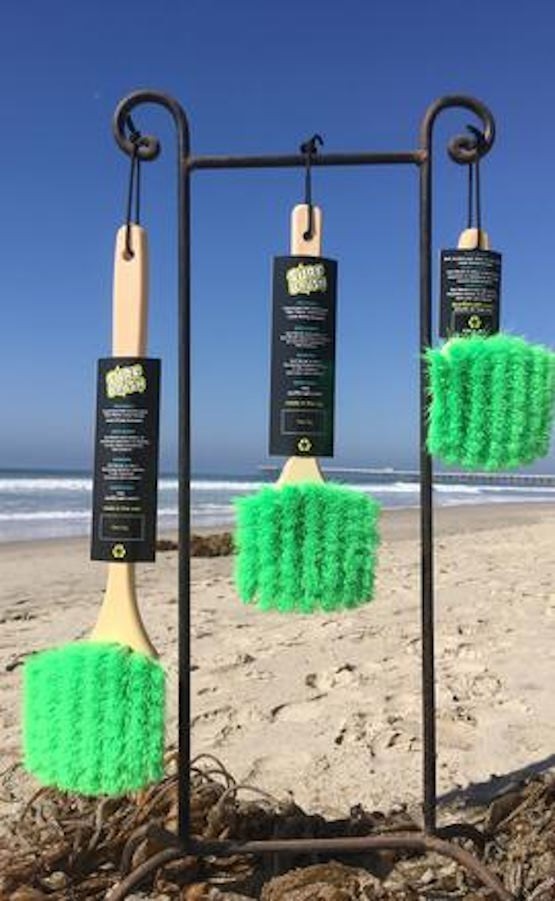 Surf Brush - Beach Sand Brush Remove Sand from Your Feet - Made in USA