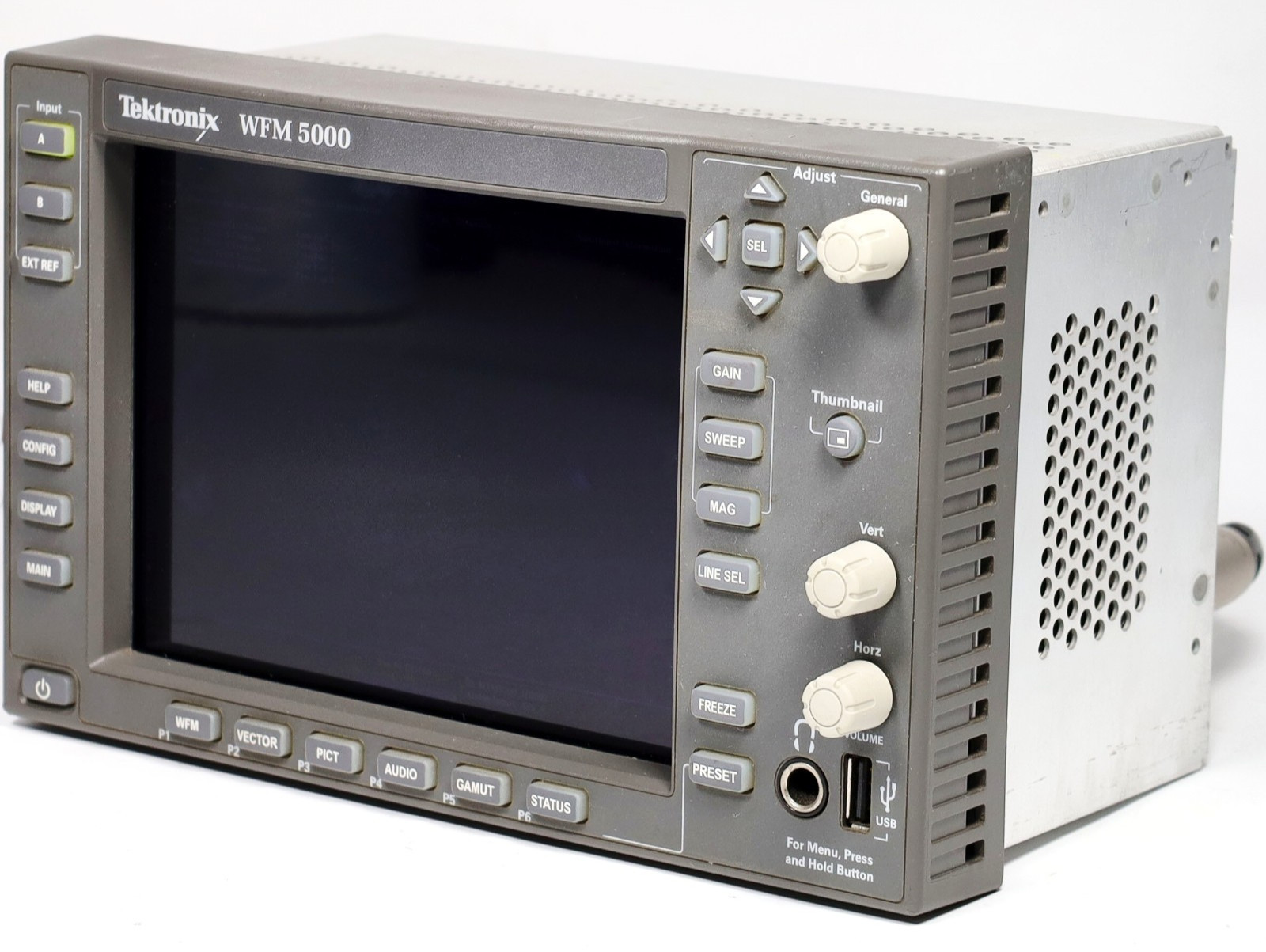 Tektronix WFM5000 Multi-Format Portable Waveform Monitor W/ Options SD HD DG