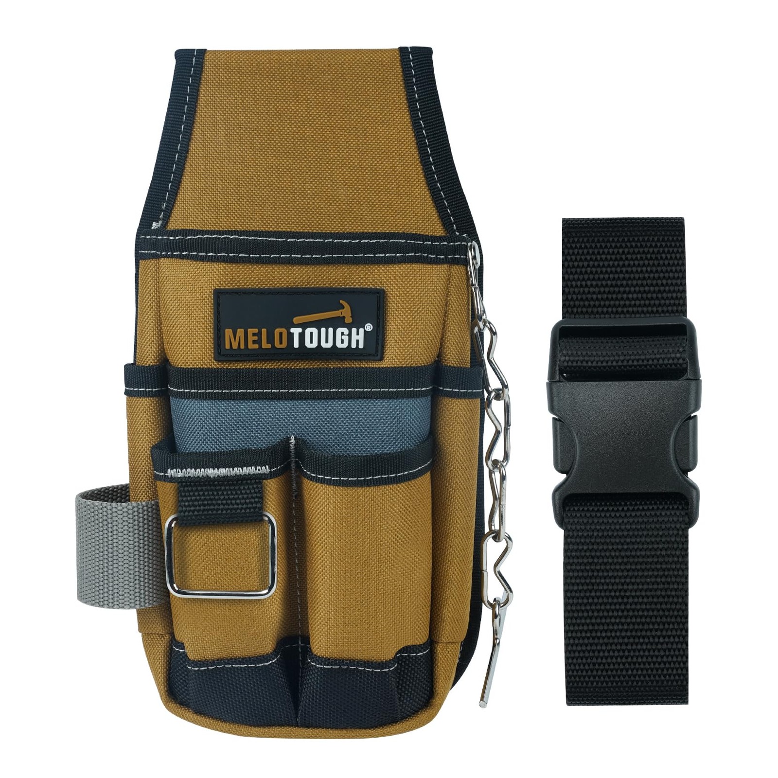 MELOTOUGH Pocket Tool Pouch Tool Belt Pouches with Belt Clip Utility Mini Too...