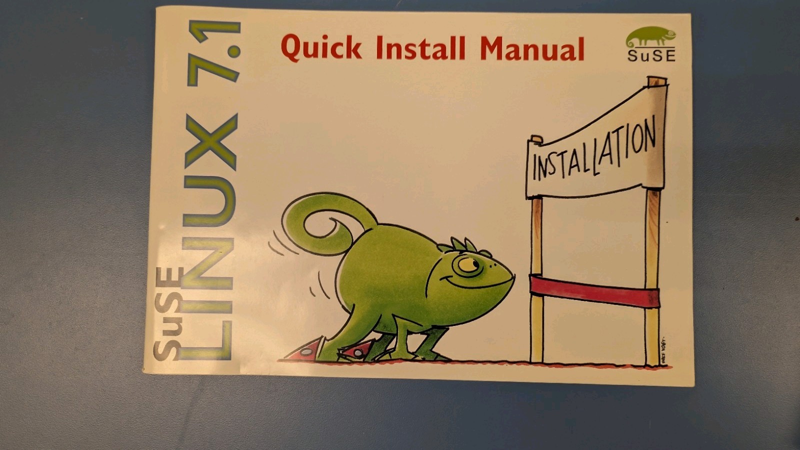 Suse Linux 7.1 Professional (CD-ROM, 2001) Big Box Vintage Software