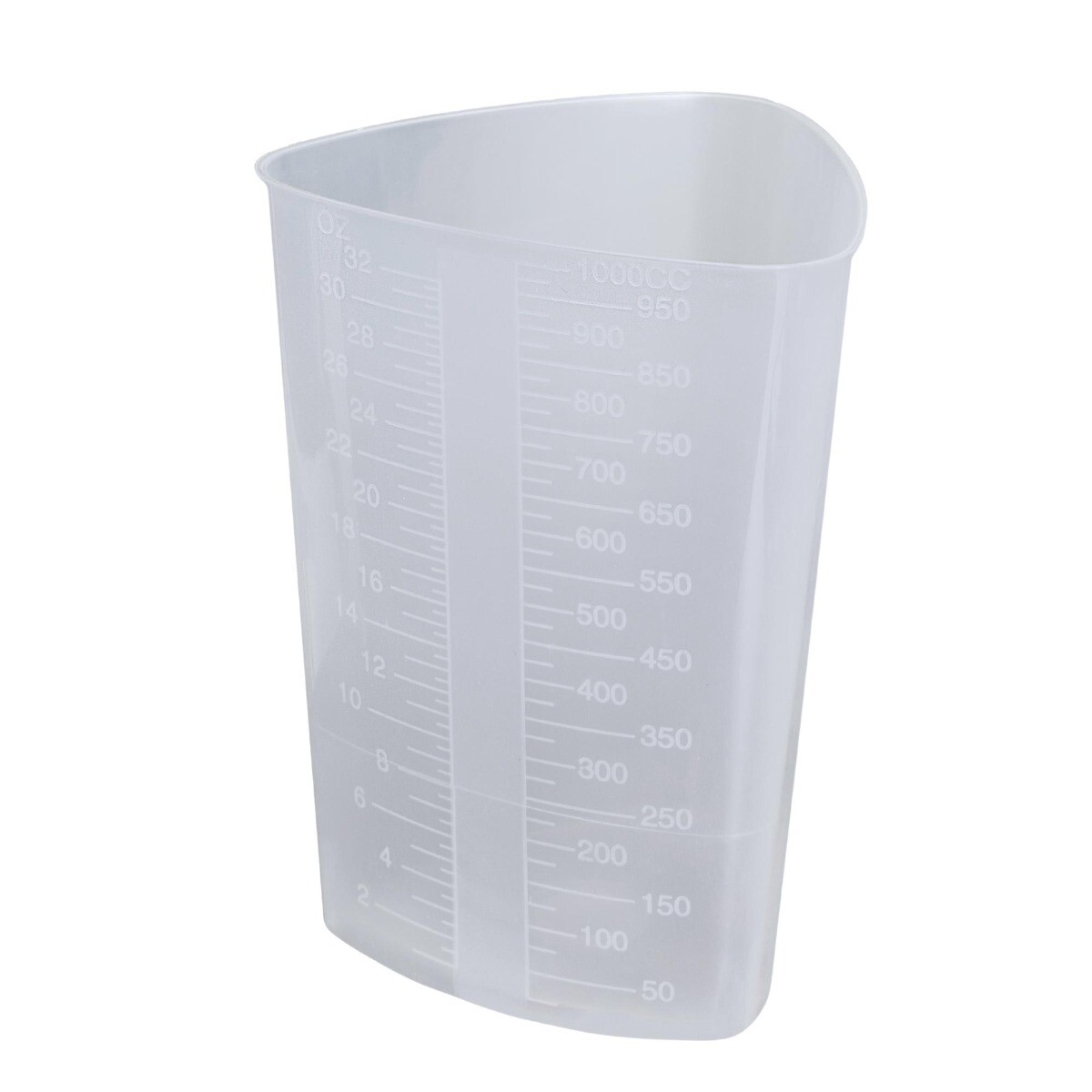 Vakly Plastic Graduated Triangular Intake Output Container, Pack of 10