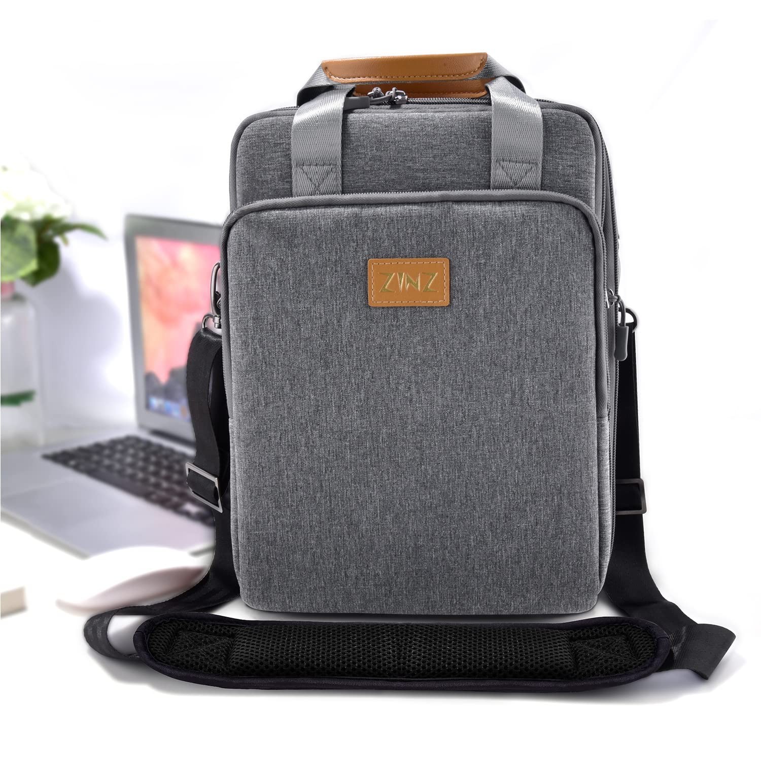 ZINZ Shoulder Strap 58" Ultra-Thick Fixed Padded and Adjustable Buckles Cross...