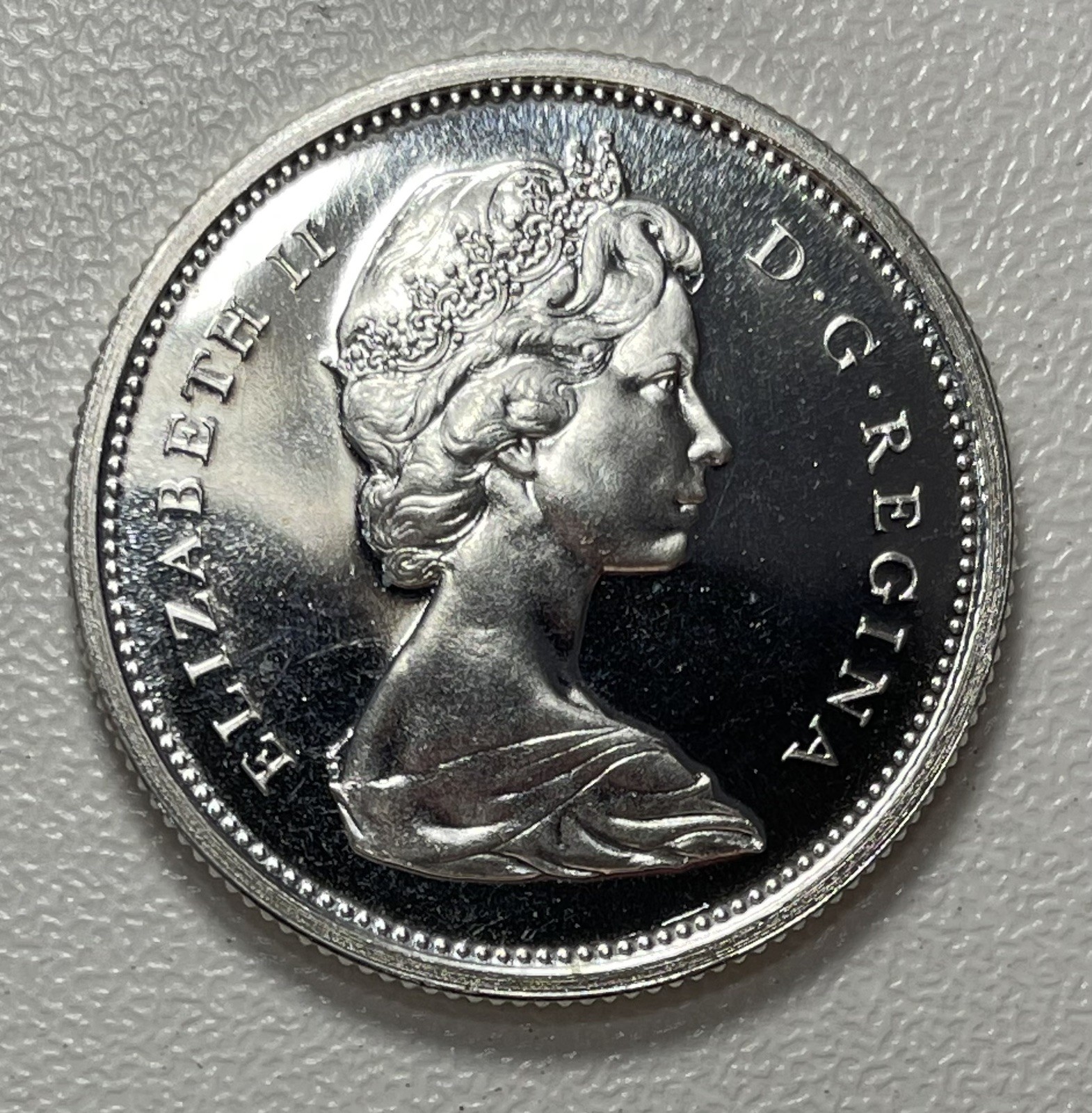 Canada, 25 cents, 1966, Silver BU