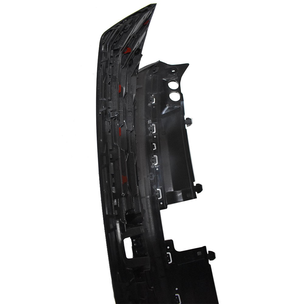 Front Bumper Upper Grille For Volkswagen Jetta MK7 2019-2020 Red+Black Plastic
