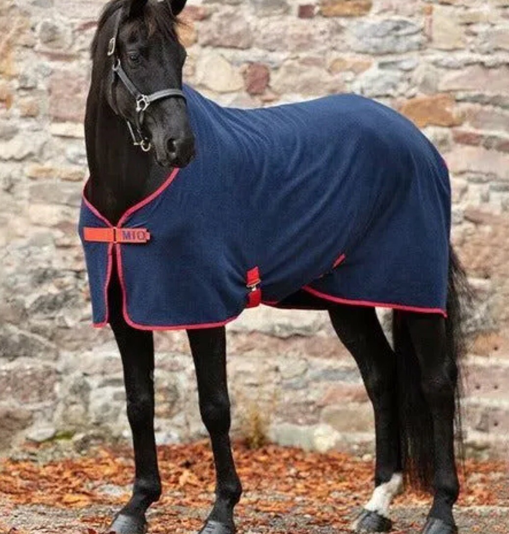 Horseware Mio Fleece Cooler 81” Navy/Red
