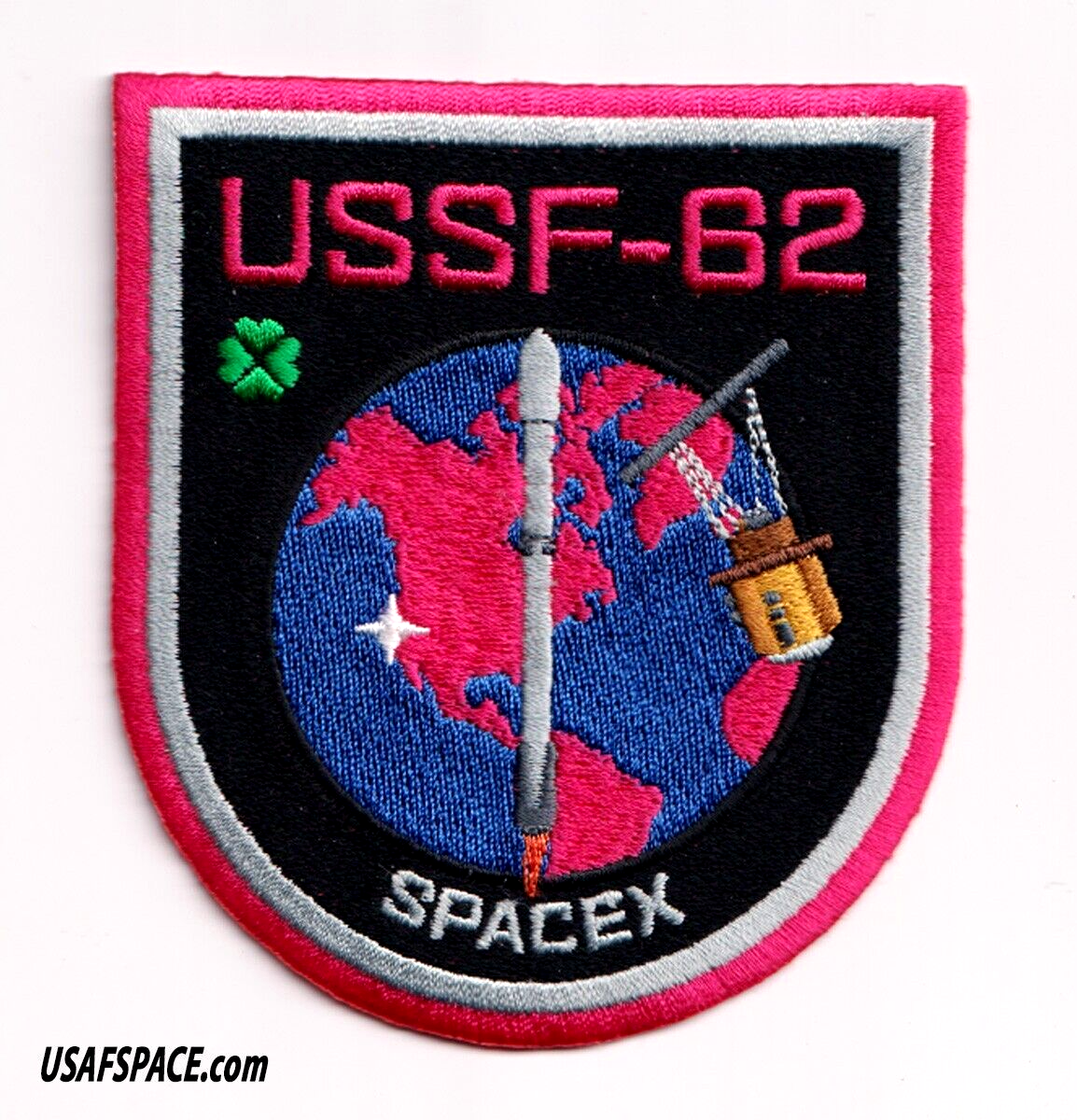 Authentic SPACEX USSF-62 FALCON 9 Launch Classified SATELLITE Mission PATCH