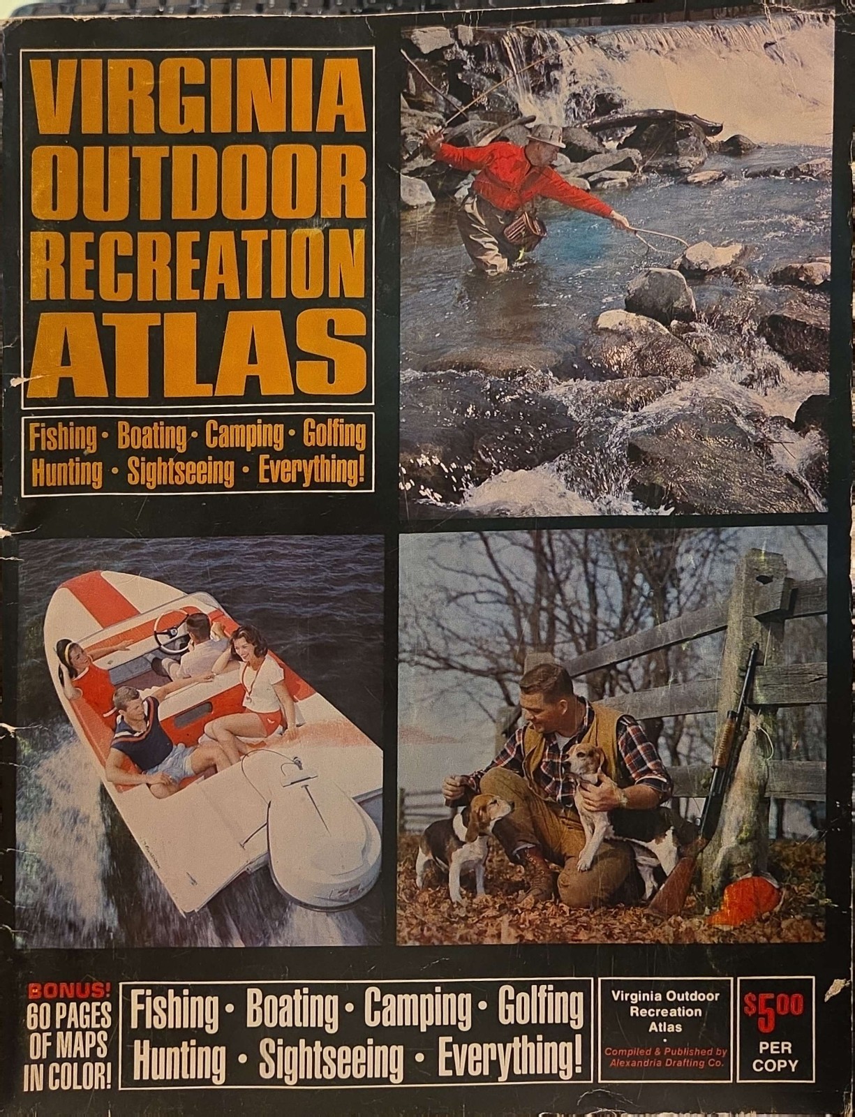 Virginia Outdoor Recreation Atlas, PB, 1970