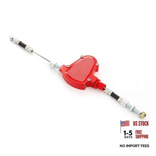 Motorcycle Line Easy Stunt Pull Clutch Cable Lever Replacement System for Red