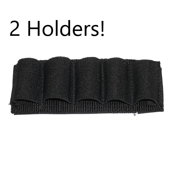 2 Hook & Loop Stock Class Pump Play Paintball 5 CO2, 10-shot Tube Holders