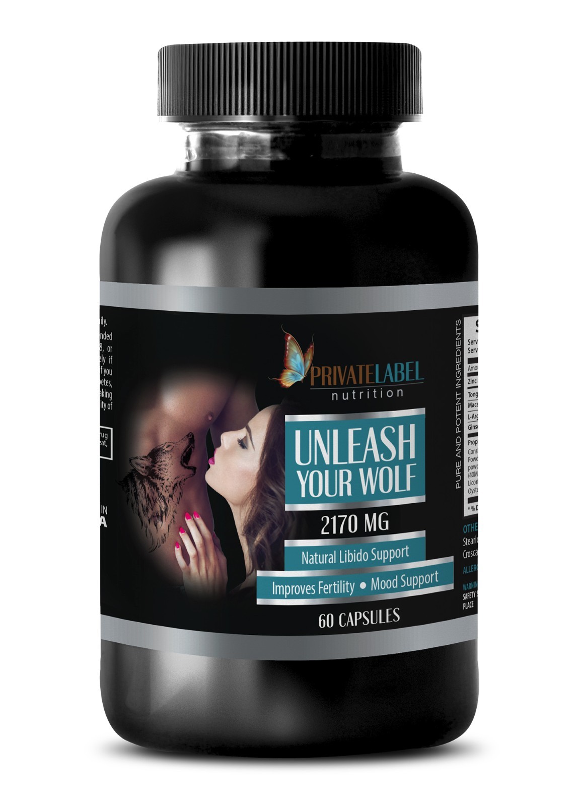 Fertility pills - Male enhancement formula "UNLEASH YOUR WOLF" 1 Bottle