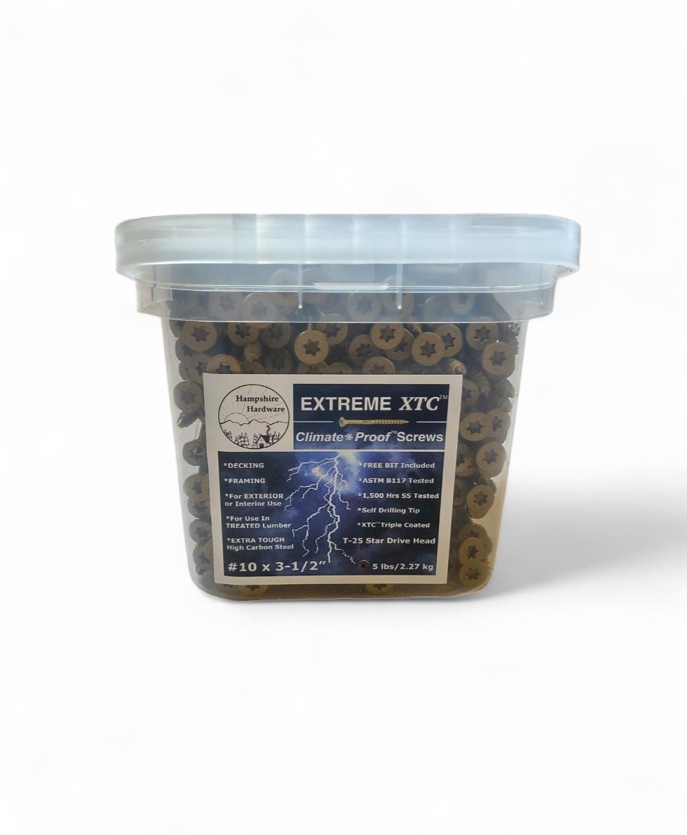 XTC™ Climate Proof™ Decking and Framing Screws #10 x 3.5"
