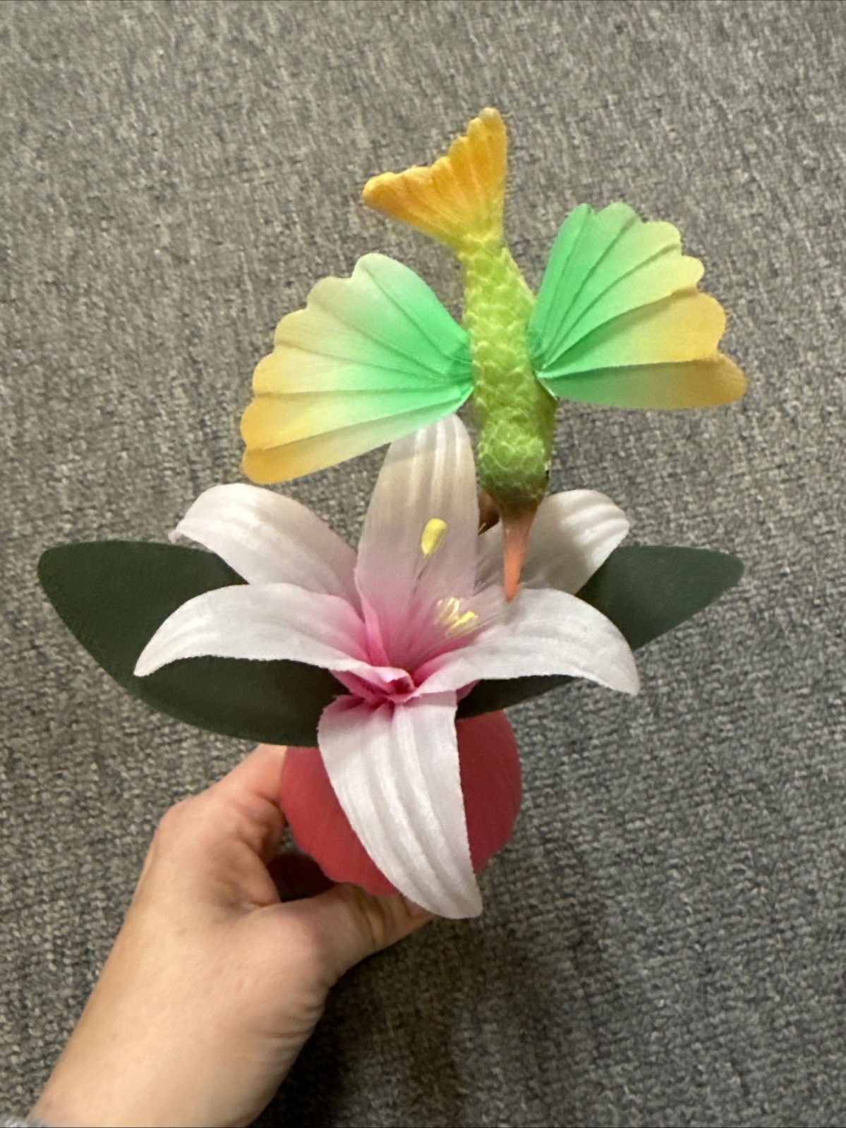 Hummingbird And Flower Plug In Nightlight