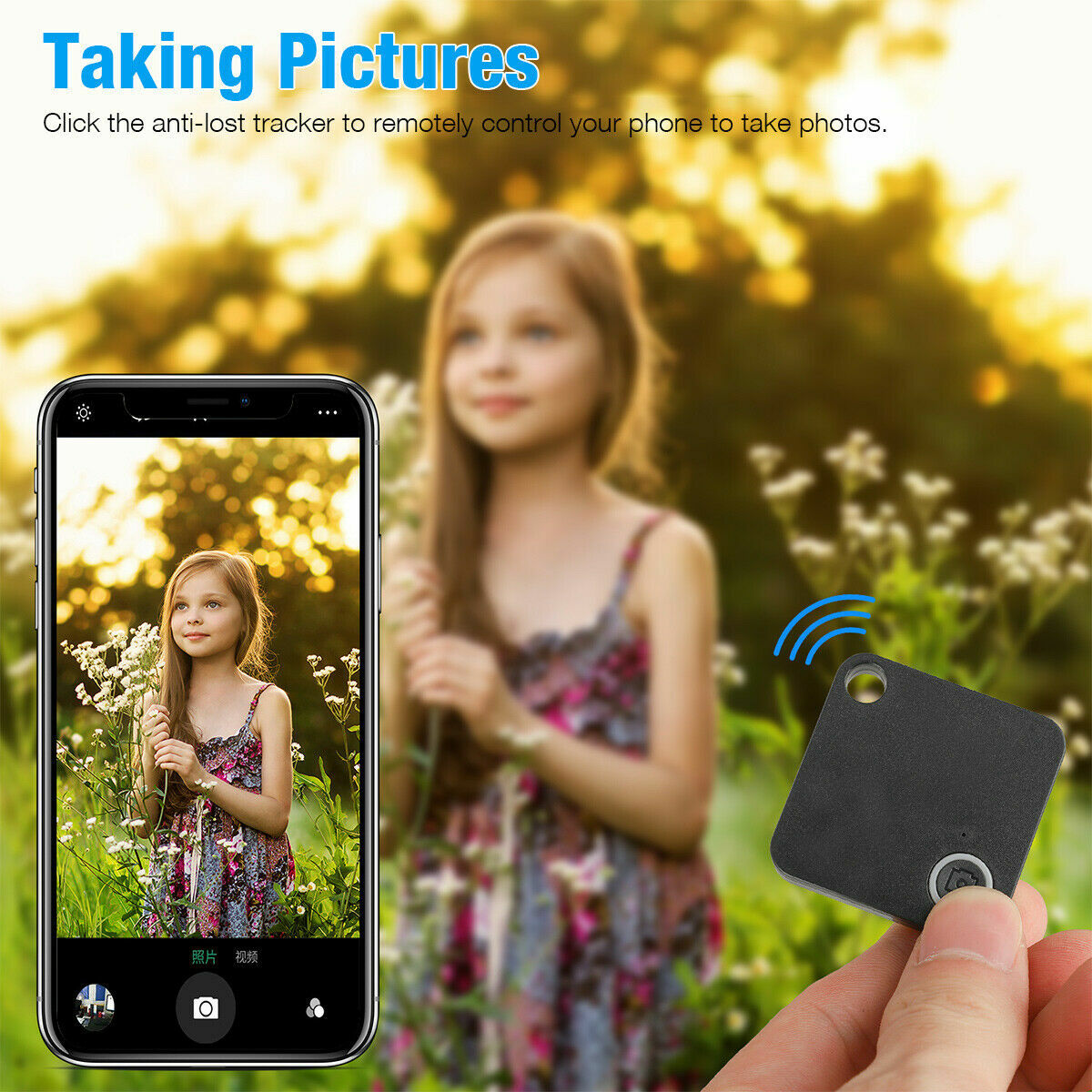 2PACK Tile GPS Tracker Alarm Wireless Bluetooth Anti-Lost Wallet Key Pet Finder