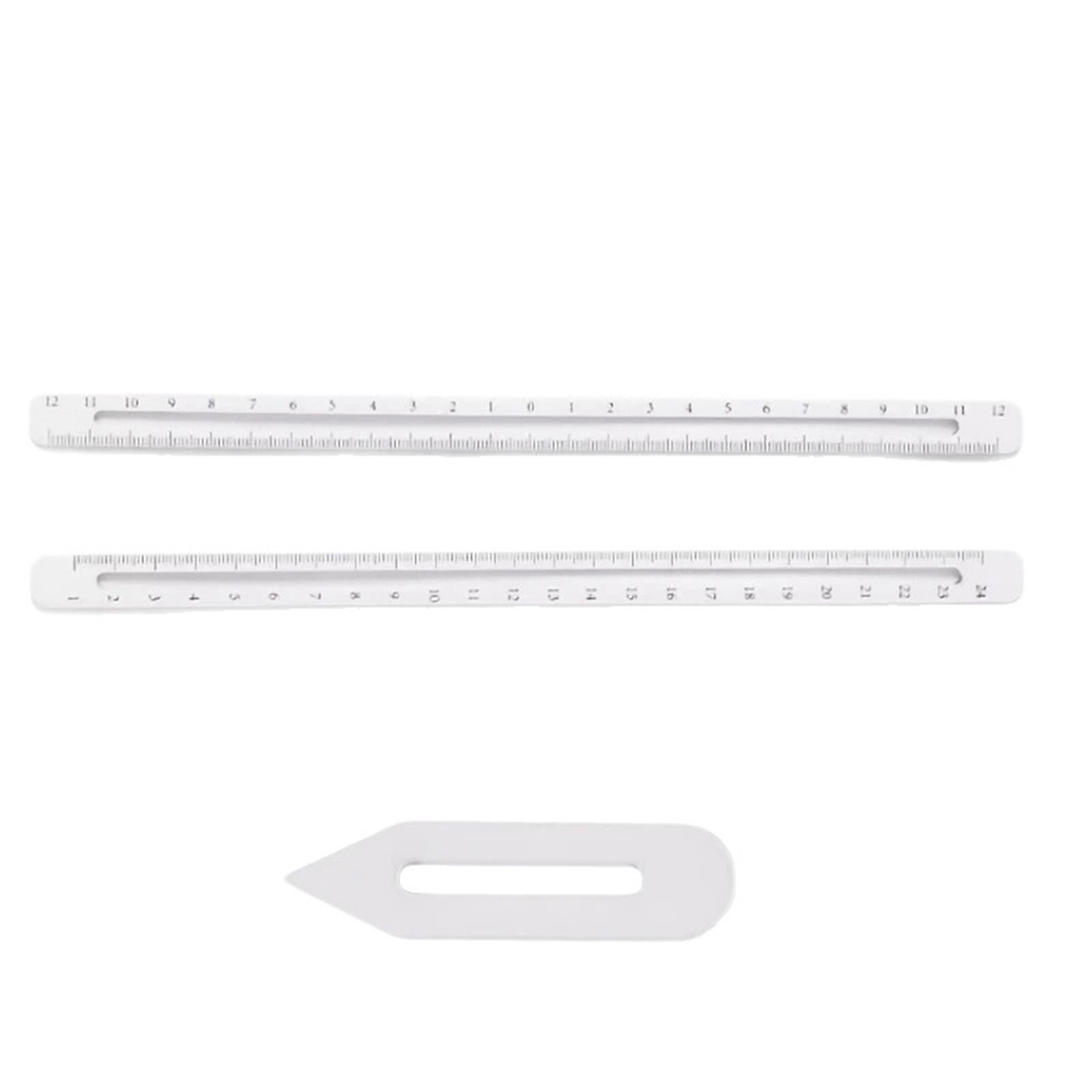 Pottery Measuring Combination Tools Set Practical Clear Scale Pottery Rulers