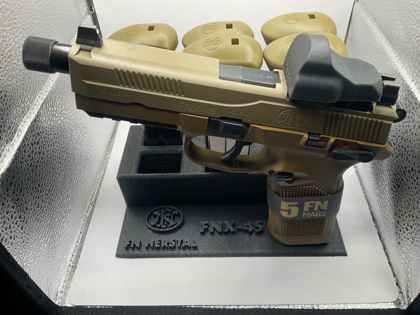 Stand fits FN FNX .45 ACP - New & Improved Design!!!