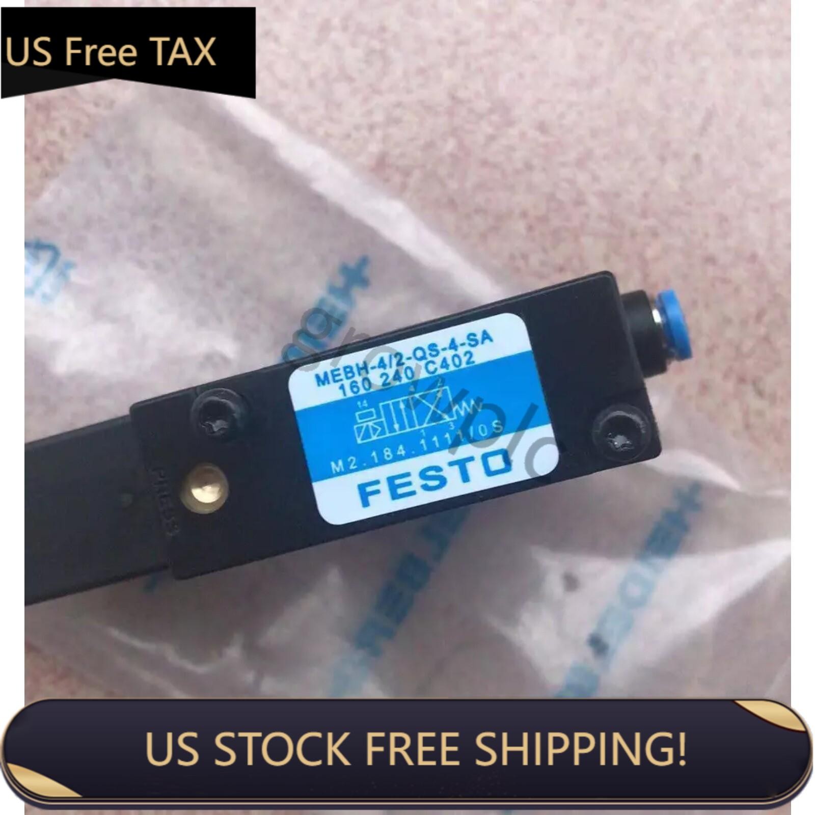 New MEBH-4/2-QS-4-SA Festo 160240 Solenoid Valve Heidelberg MachineFast Shipping