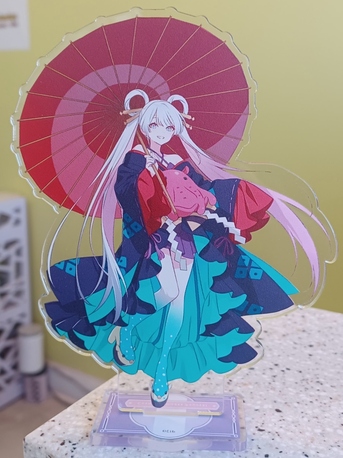 Cosmic Princess Kaguya Acrylic Stand Figure Runami Yachiyo 15cm New