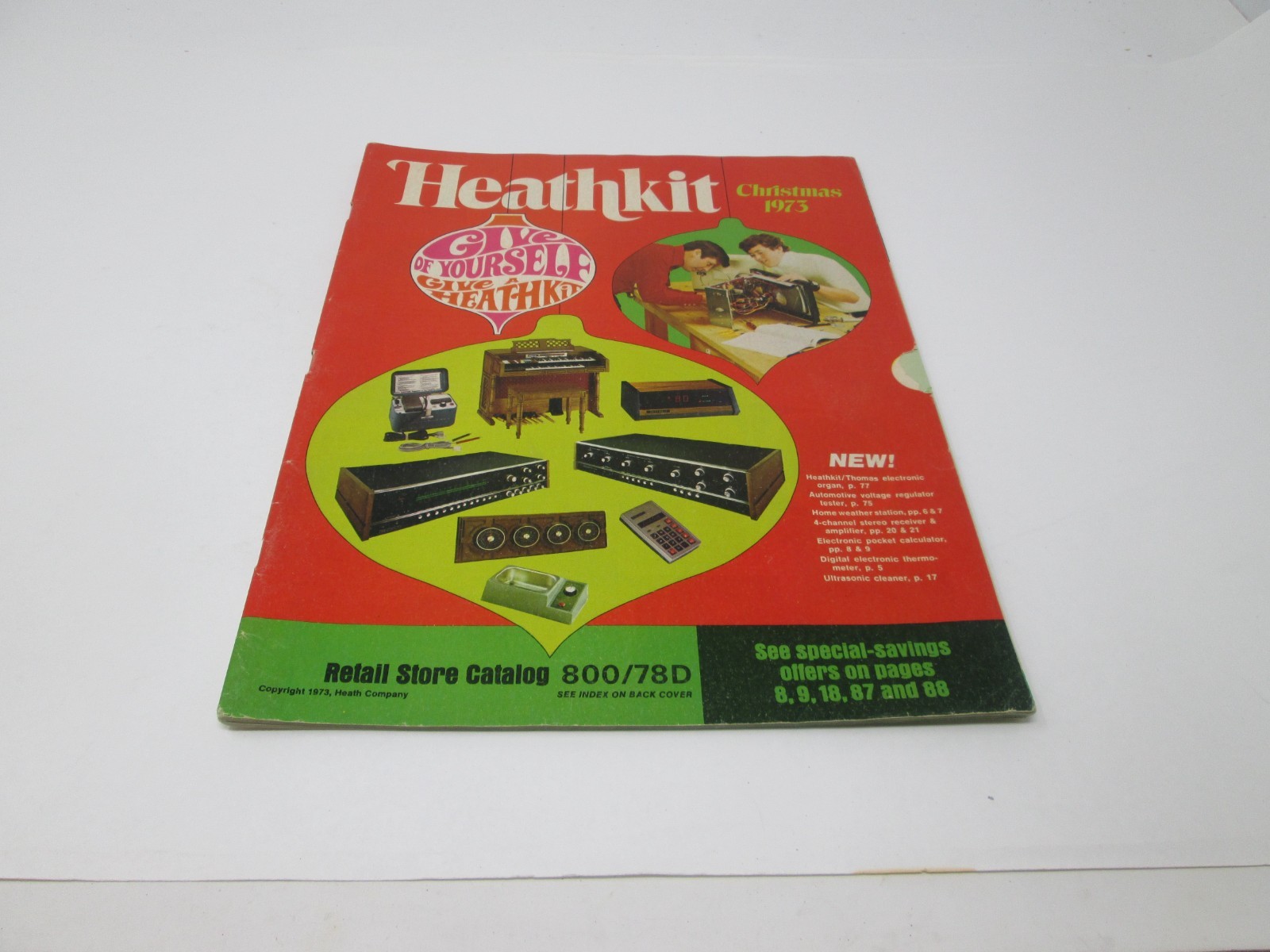 Heathkit Catalog 1973  Catalog 800/78D
