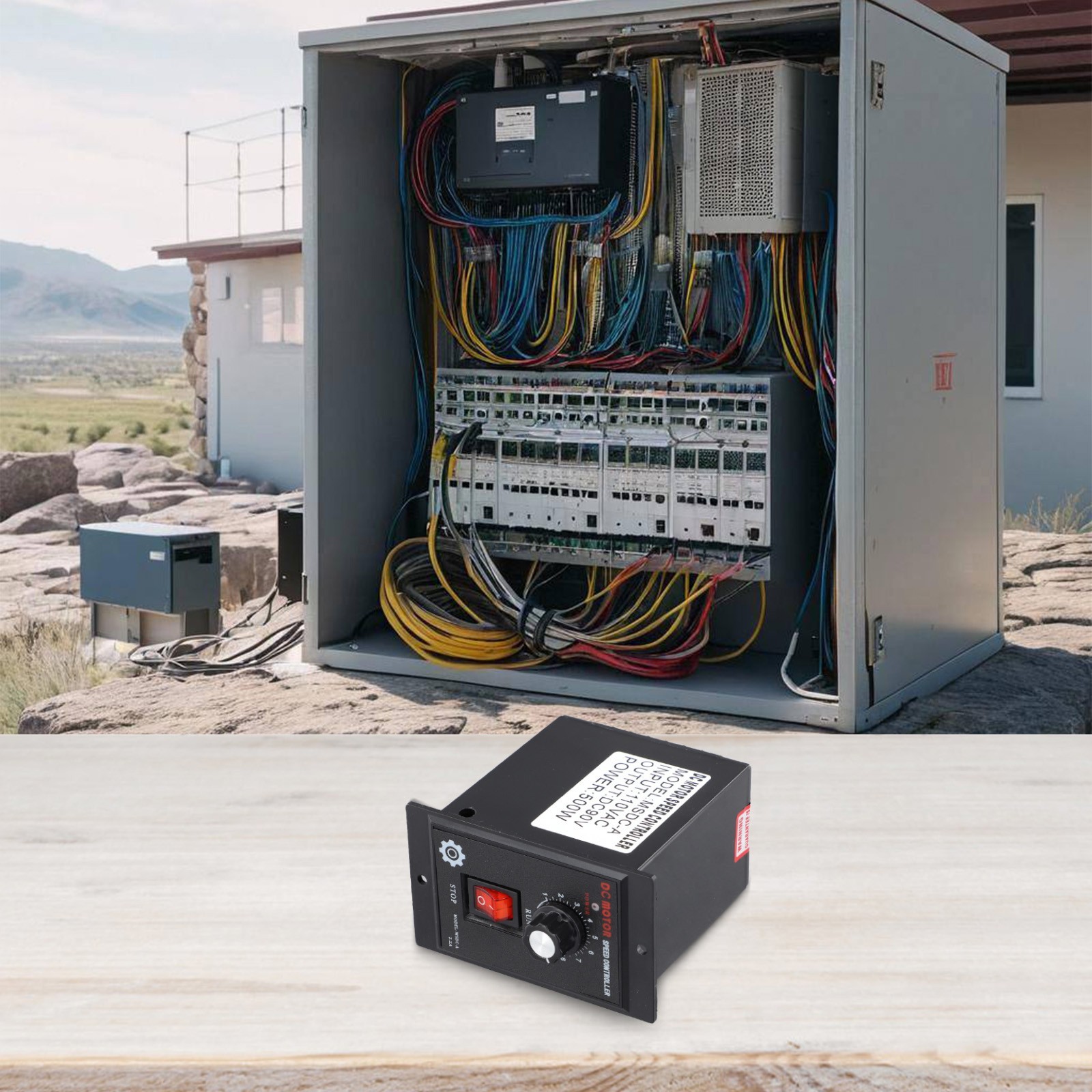 Efficient Performance AC 110V to DC 90V Motor Controller for 500W Motor