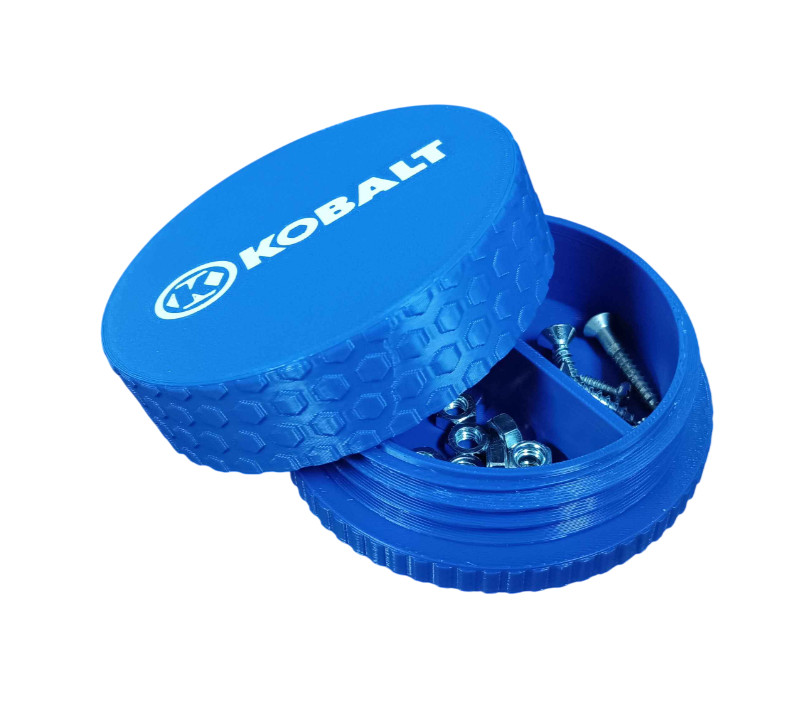 Kobalt Tools Threaded Container – Screw & Parts Storage Box , Heatproof Plastic