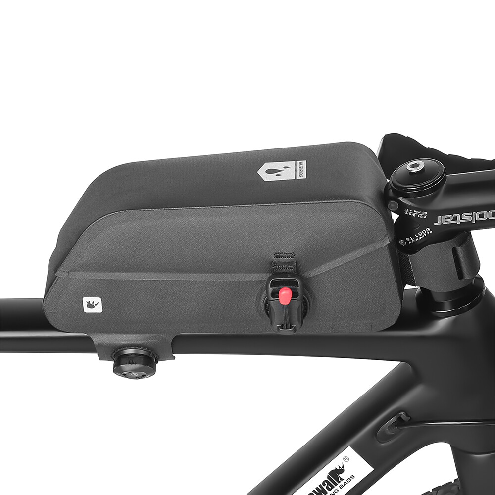 Rhinowalk Bicycle Top Tube Bag Hard Shell Front Frame Bag Large Phone Bracket