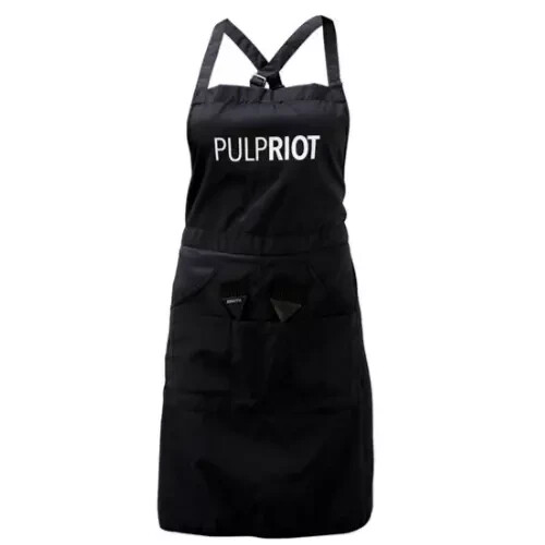 Pulp Riot Salon Stain Resistant Cross Back Black Apron