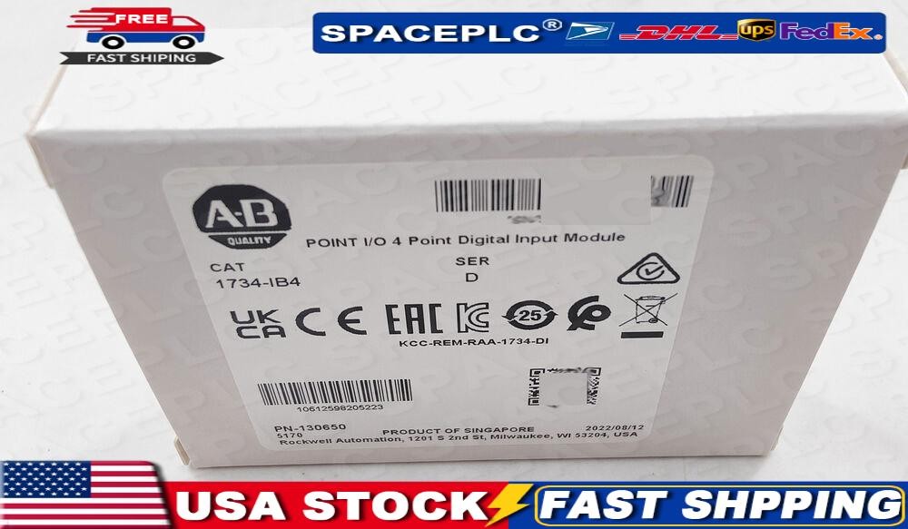 New Allen Bradley 1734-IB4 Point I/O 4 Point Digital Input Module Sealed