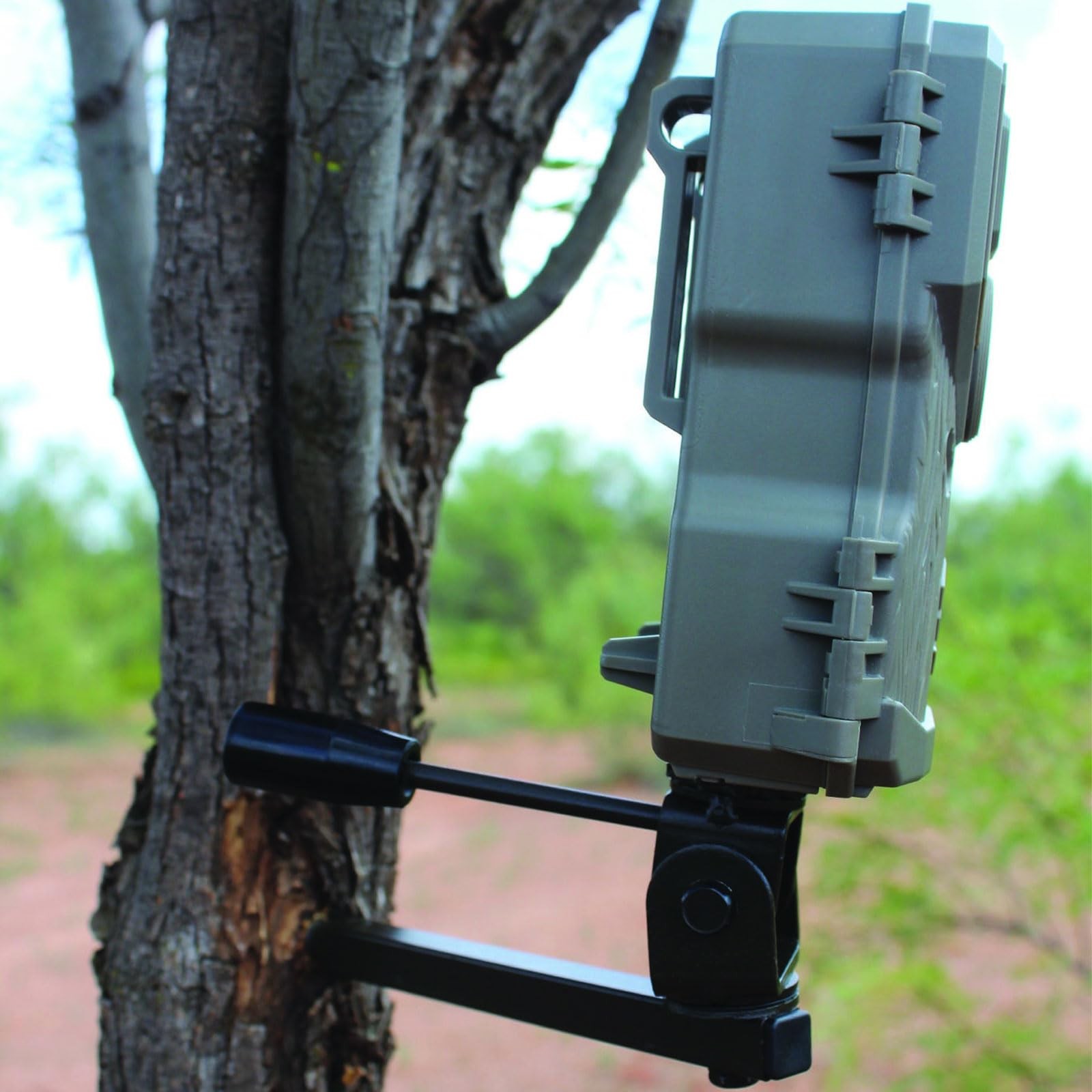 Trail Camera Holder Tree Mount with 360-degree Rotational Camera Head | Compa...