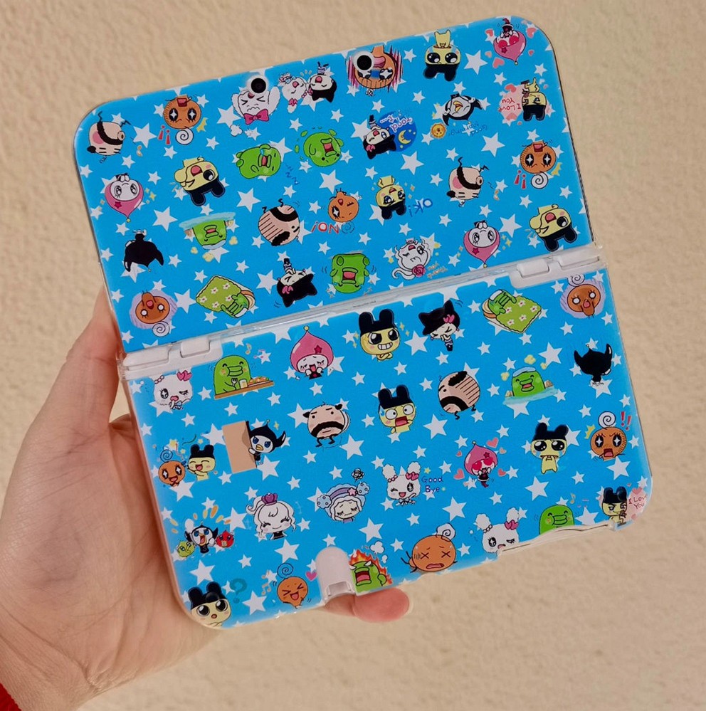 Nintendo series console parts Cover Cute The Powerpuff Girls Case Blue Starry