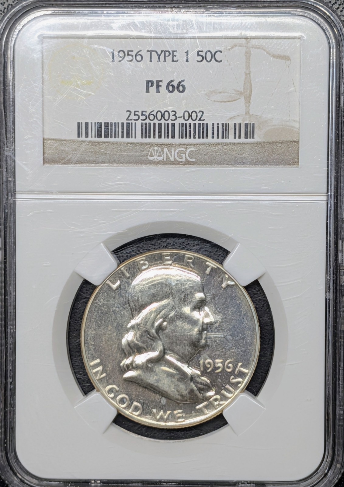 1956 PF66 NGC Franklin Proof Type 1