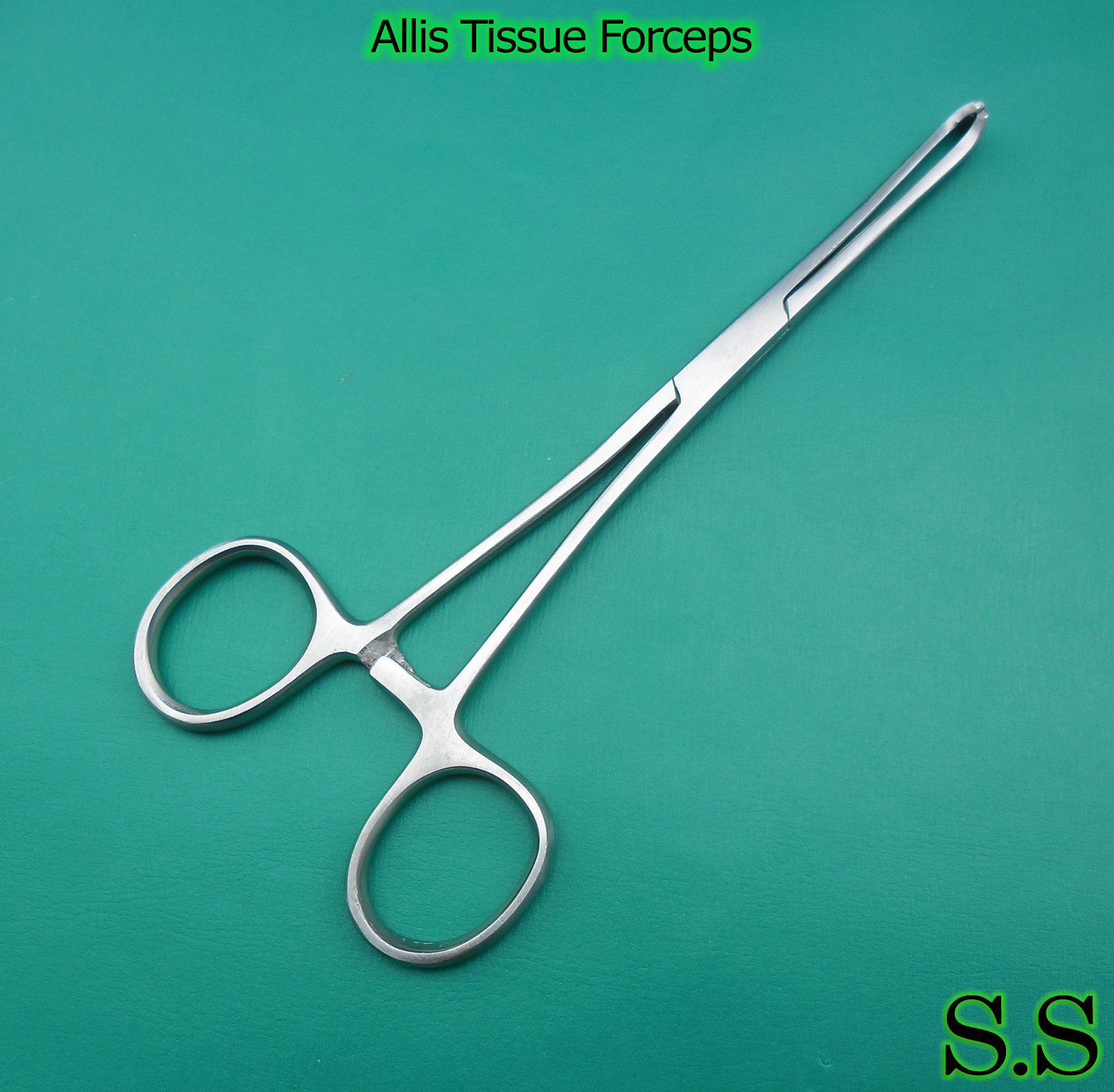 2 ALLIS TISSUE Forceps 6" 4X5 Teeth Surgical O.R. GRADE