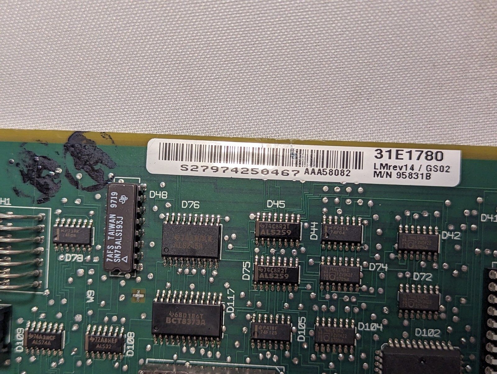 Siemens 31E1780, 95831B HICOM board