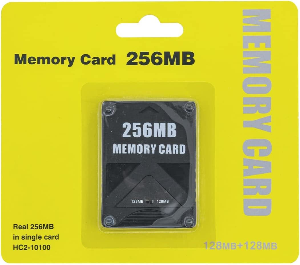 256MB Memory Card for Playstation 2 - Upgraded Chip, High Speed PS2