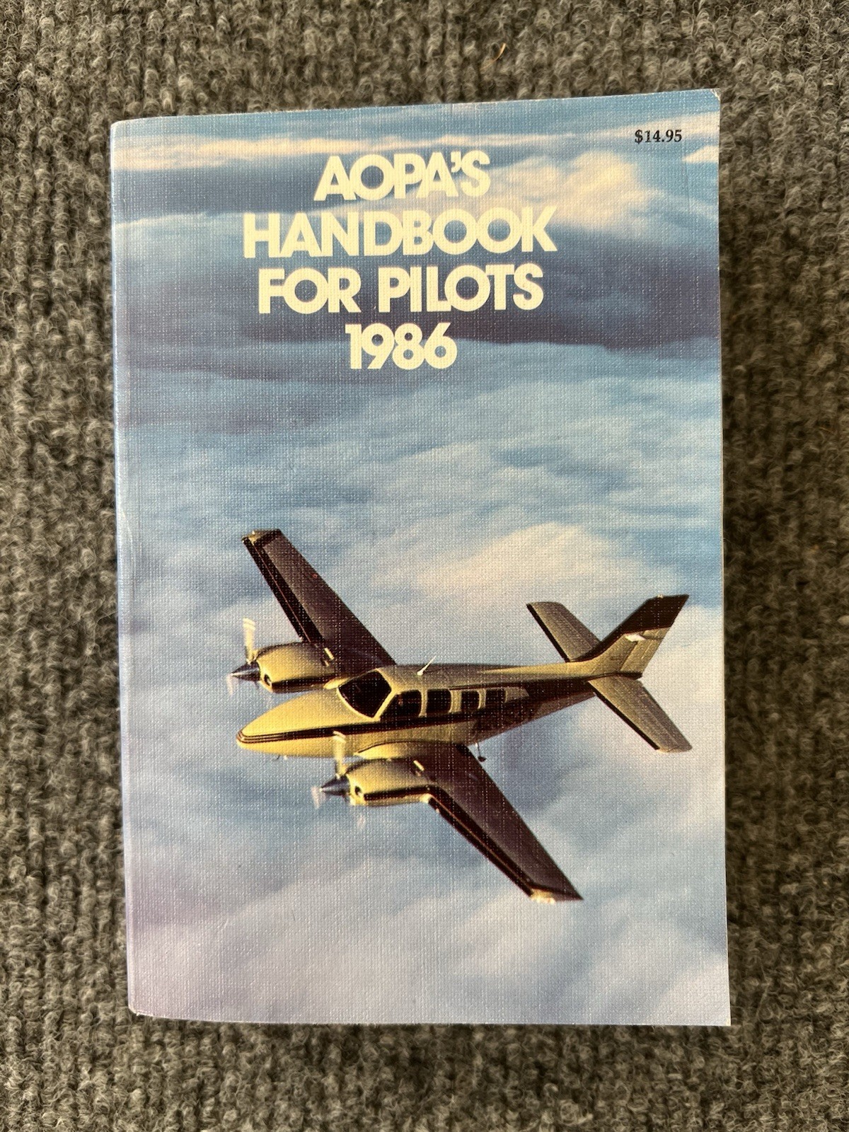 AOPA Handbook For Pilots 1986 Paperback Aviation Flying Instruction Manual