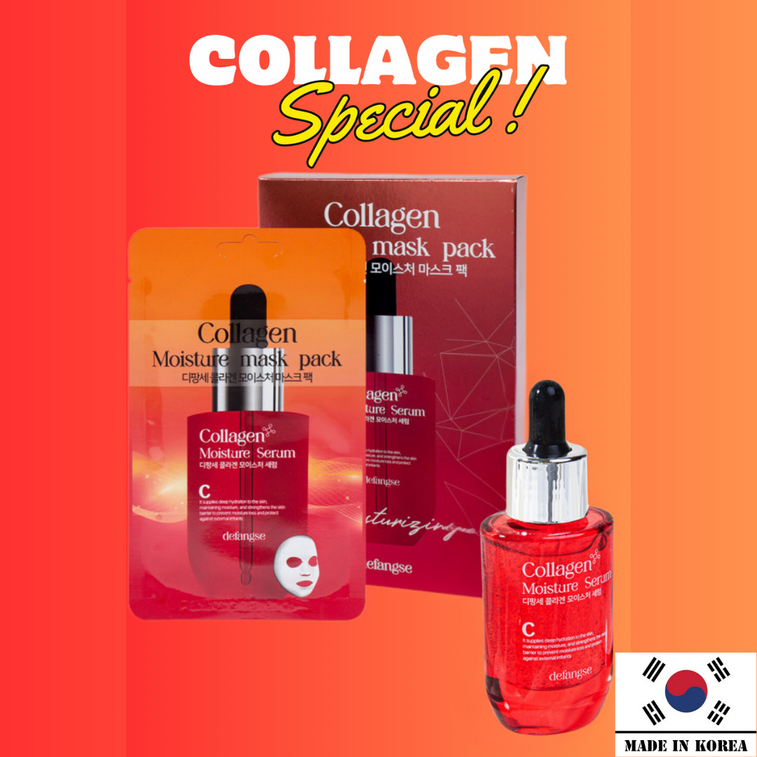[DEFANGSE] Korea Collagen Essence Full Facial Mask (Pack of 10) NEW