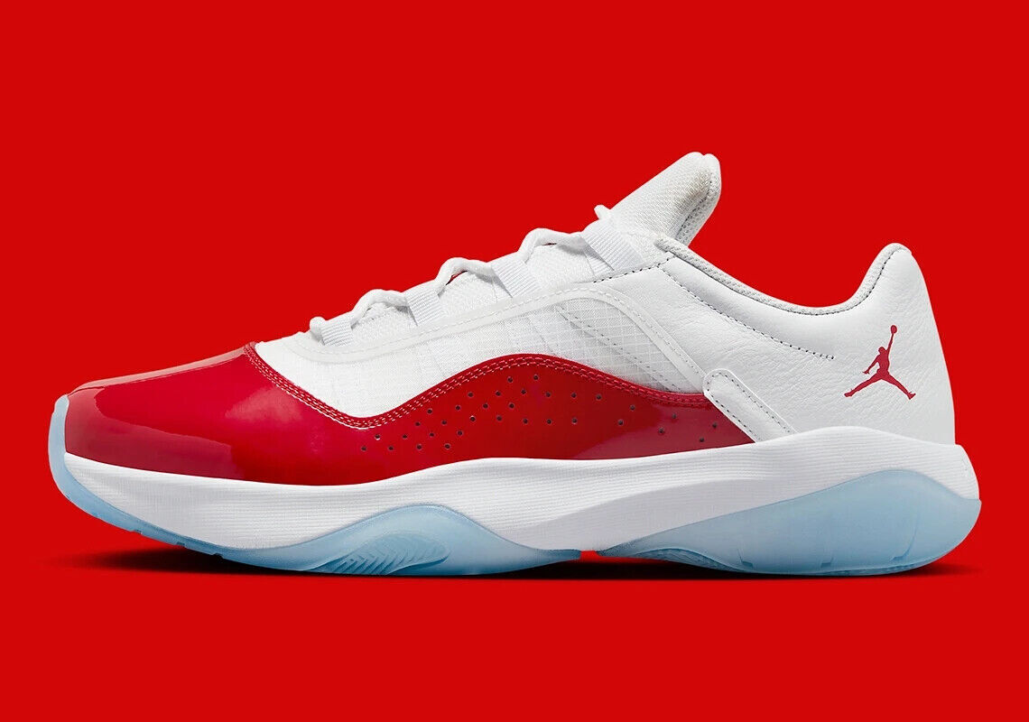 Nike Air Jordan 11 CMFT Low Cherry Red White Sneakers OG DN4180-116 Mens Size