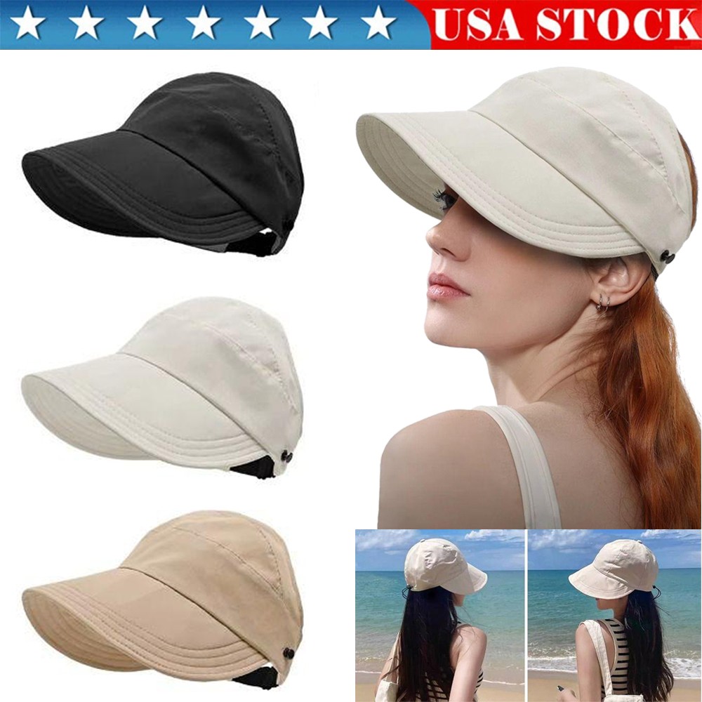 Women Sun Hat UV Protection Hiking Fishing Hats Wide Brim Hat Adjustable UPF 50+