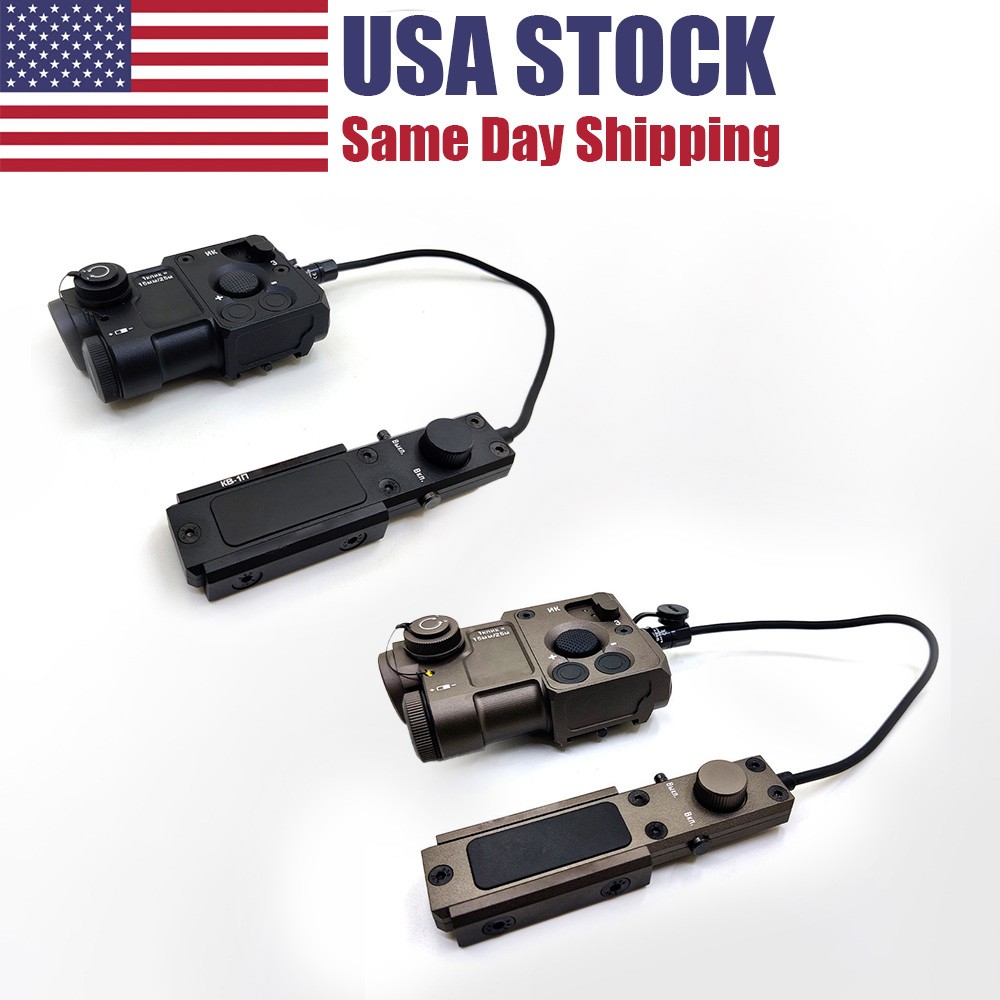 Metal PERST-4 Aiming Laser Sight with Pressure Switch - IR Laser + Green Laser