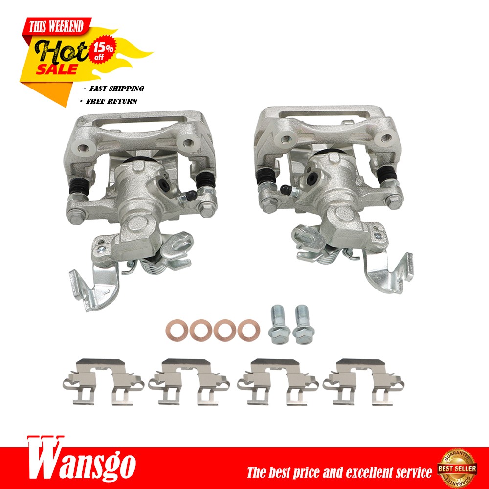 For Lincoln MKZ Mazda 6 Ford 06-12 Fusion Mercury Milan Brake Calipers Pair Rear