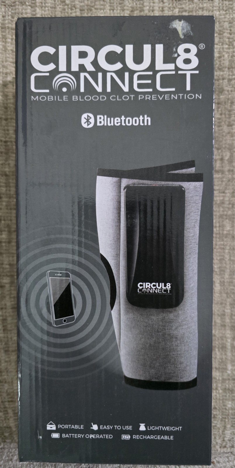Circul 8 Connect Mobile Blood Clot Prevention DVT Bluetooth Portable Easy to Use